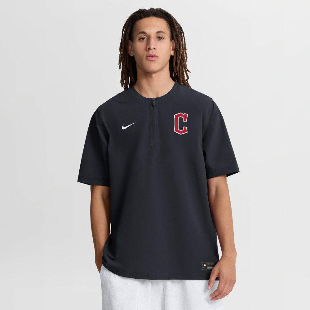 MLB Cleveland Guardians Nike Authentic Collection Dri-FIT Quarter-Zip Windshirt