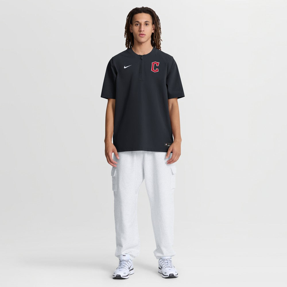 MLB Cleveland Guardians Nike Authentic Collection Dri-FIT Quarter-Zip Windshirt