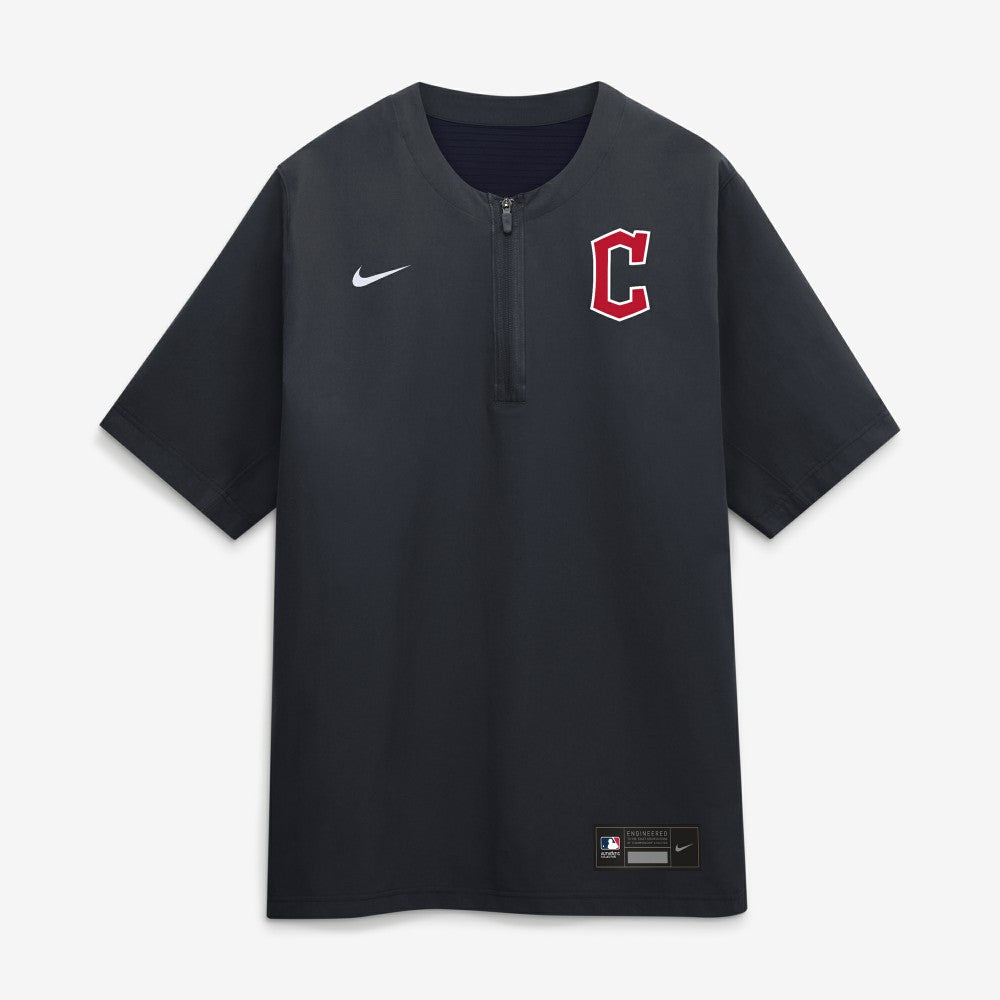 MLB Cleveland Guardians Nike Authentic Collection Dri-FIT Quarter-Zip Windshirt