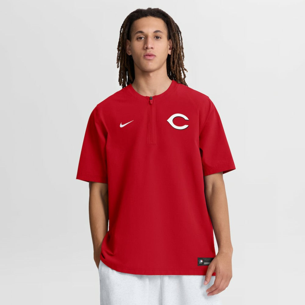 MLB Cincinnati Reds Nike Authentic Collection Dri-FIT Quarter-Zip Windshirt