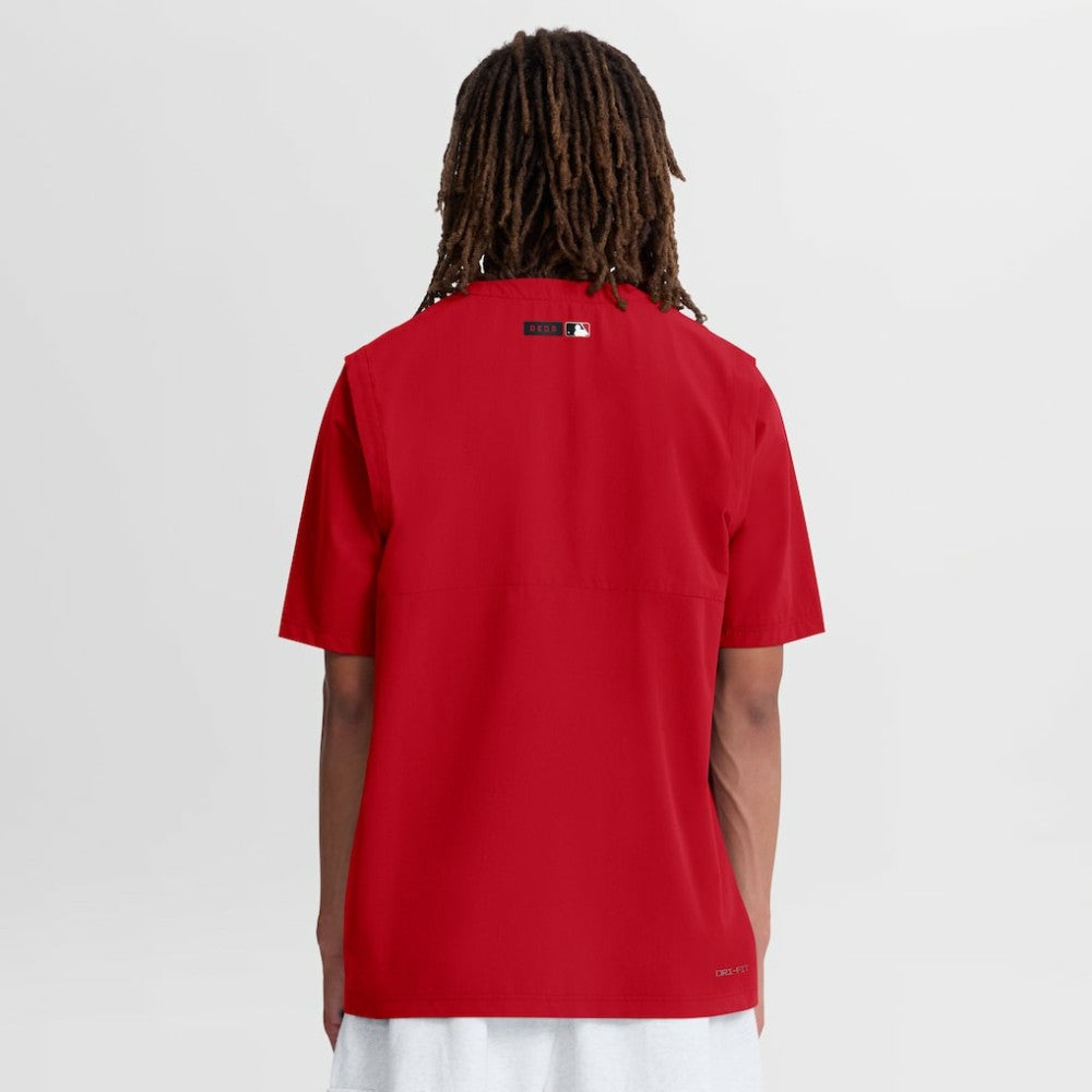 MLB Cincinnati Reds Nike Authentic Collection Dri-FIT Quarter-Zip Windshirt