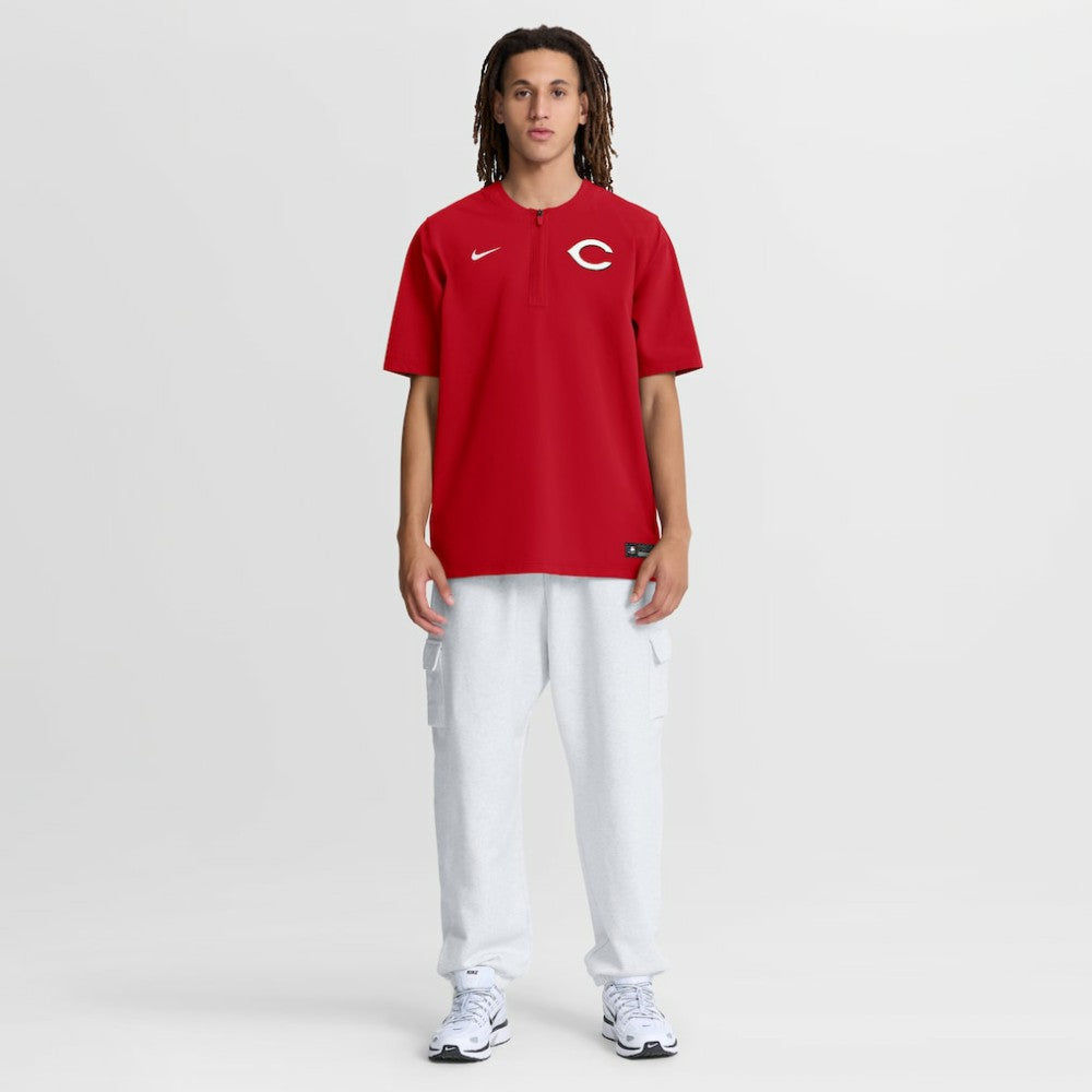 MLB Cincinnati Reds Nike Authentic Collection Dri-FIT Quarter-Zip Windshirt