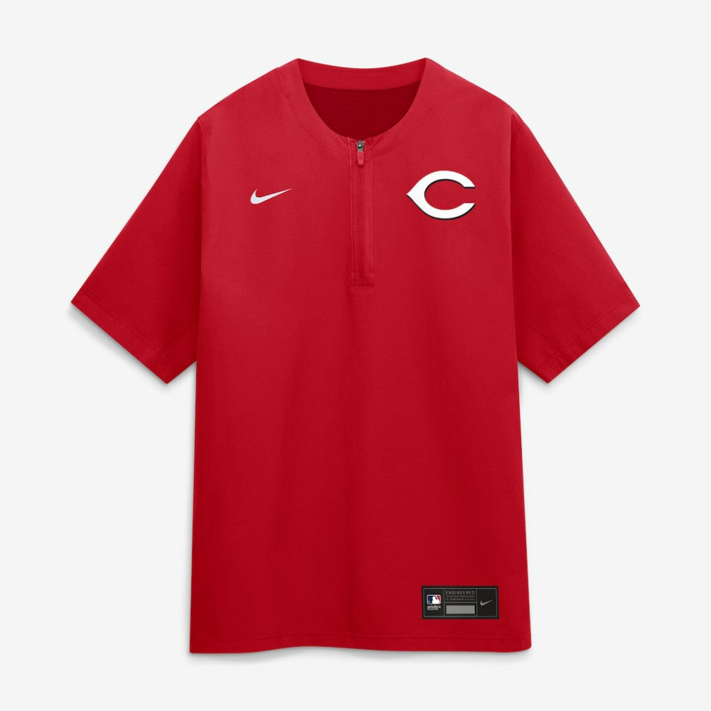 MLB Cincinnati Reds Nike Authentic Collection Dri-FIT Quarter-Zip Windshirt
