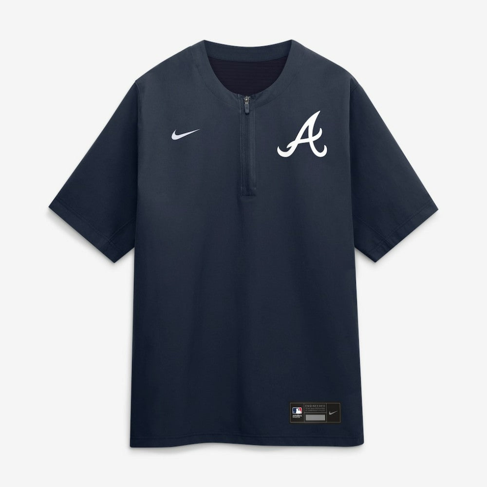 MLB Atlanta Braves Nike Authentic Collection Dri-FIT Quarter-Zip Windshirt