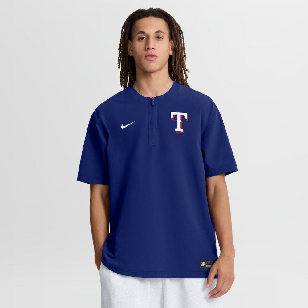 MLB Texas Rangers Nike Authentic Collection Dri-FIT Quarter-Zip Windshirt