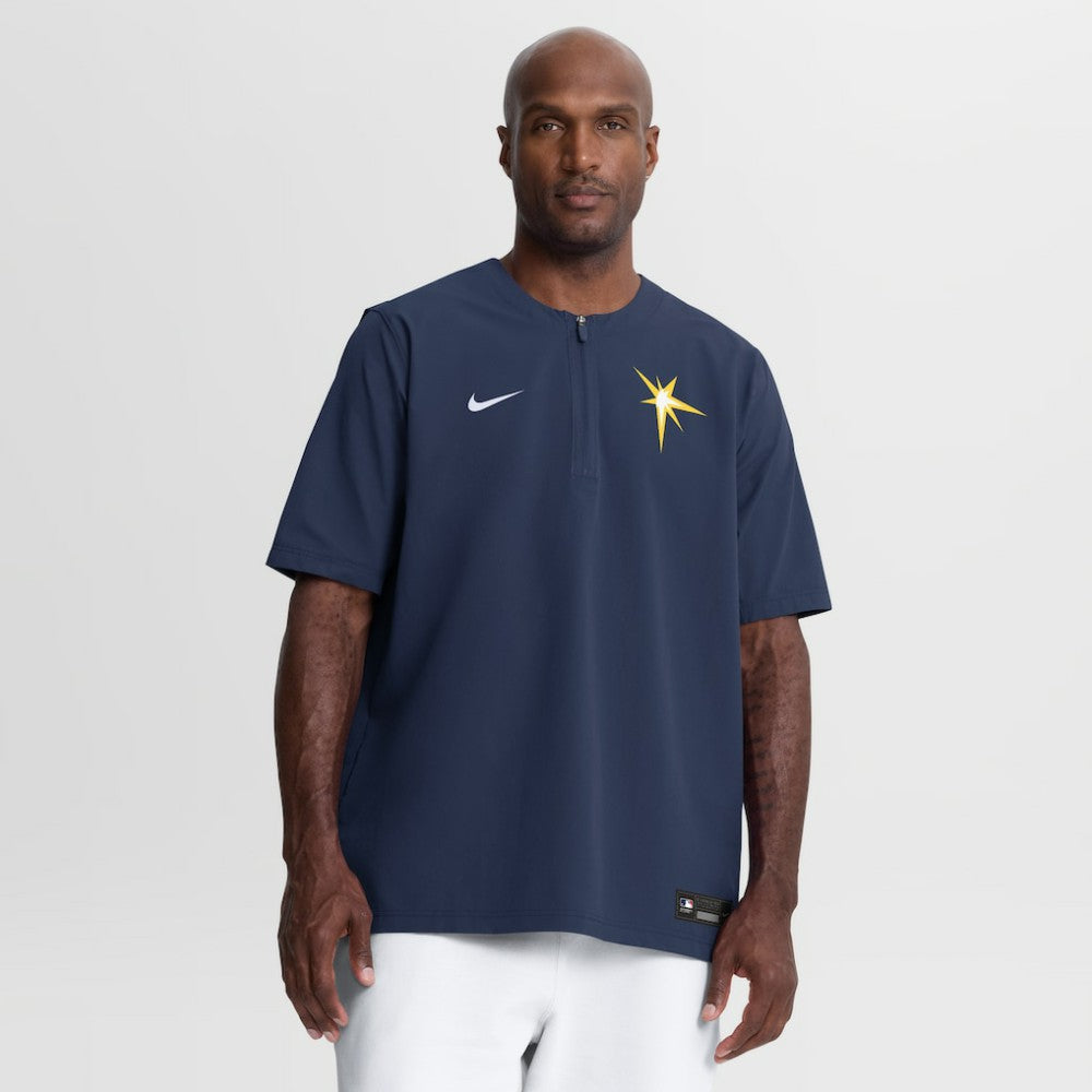 MLB Tampa Bay Rays Nike Authentic Collection Dri-FIT Quarter-Zip Windshirt