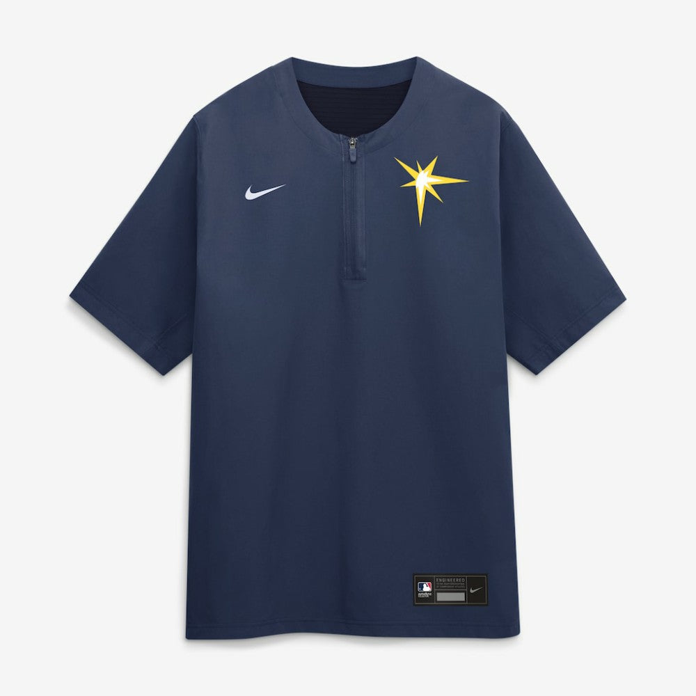 MLB Tampa Bay Rays Nike Authentic Collection Dri-FIT Quarter-Zip Windshirt