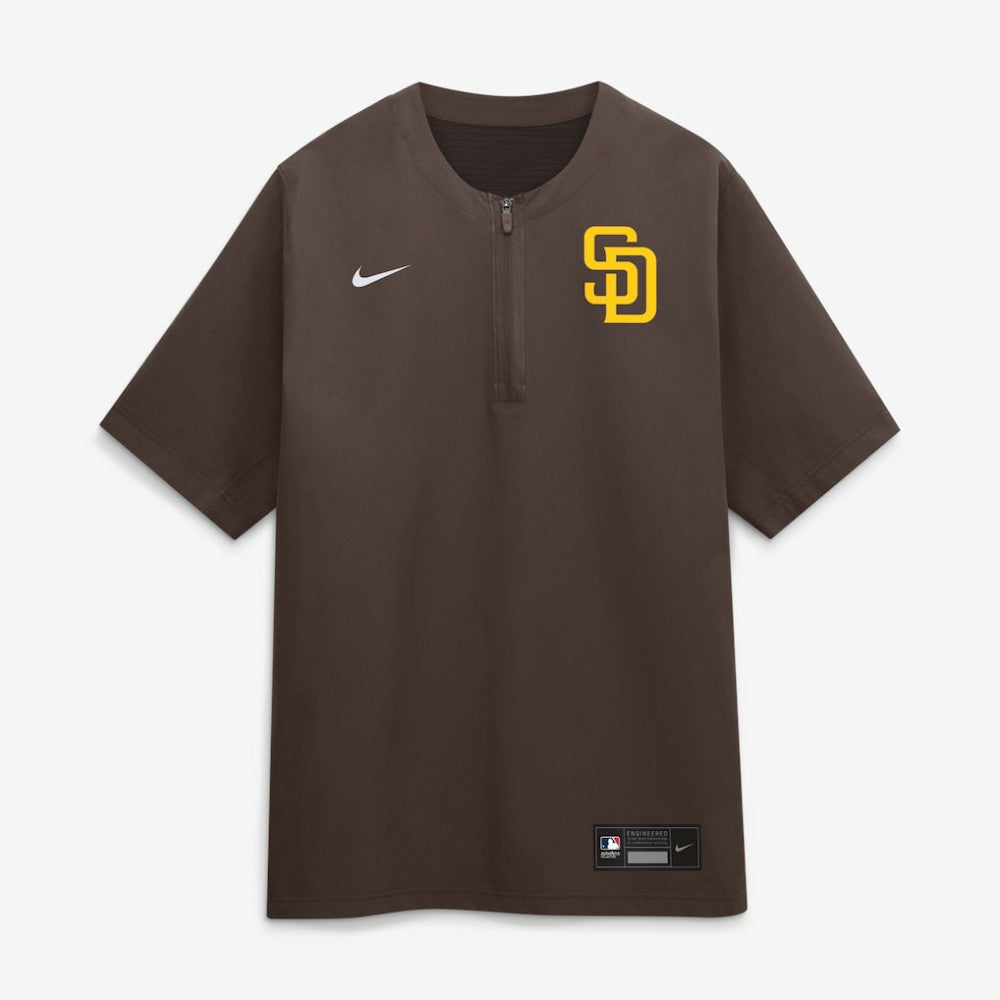 MLB San Diego Padres Nike Authentic Collection Dri-FIT Quarter-Zip Windshirt