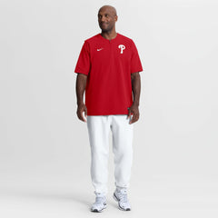 MLB Philadelphia Phillies Nike Authentic Collection Dri-FIT Quarter-Zip Windshirt