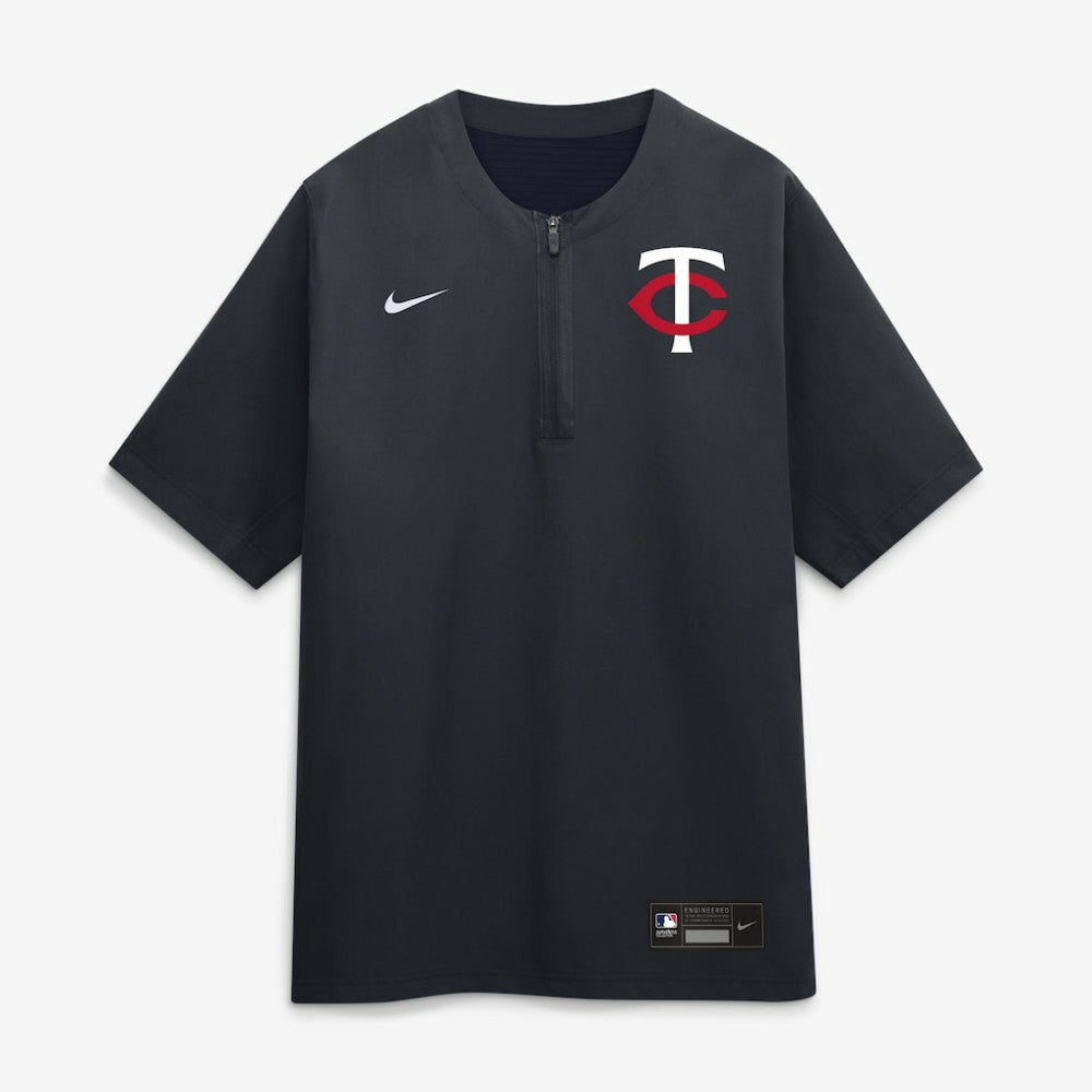 MLB Minnesota Twins Nike Authentic Collection Dri-FIT Quarter-Zip Windshirt