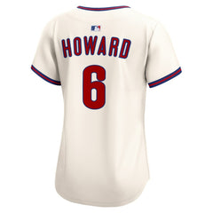 MLB Ryan Howard Philadelphia Phillies Nike Women's Alternate 2 Limited Jersey – Cream