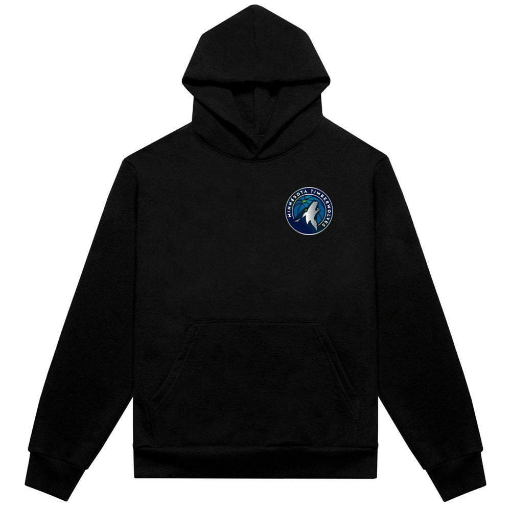 NBA Minnesota Timberwolves Authmade Vintage Metal Premium Heavyweight Pullover Hoodie