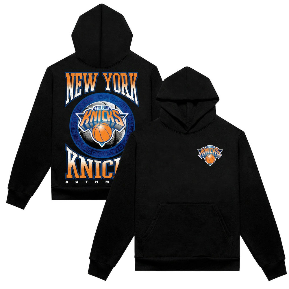 NBA New York Knicks Authmade Vintage Metal Premium Heavyweight Pullover Hoodie
