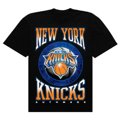 NBA New York Knicks Authmade Vintage Metal Premium Heavyweight T-Shirt