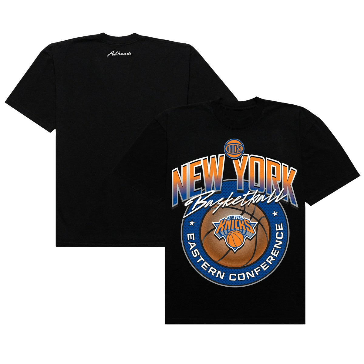 NBA New York Knicks Authmade Basketball Mesh Premium T-Shirt