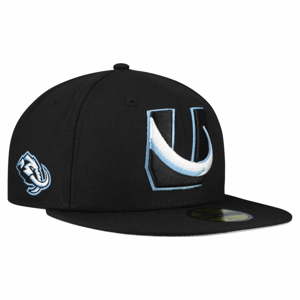 NHL Black Utah Mammoth New Era Team Secondary 59FIFTY Fitted Hat
