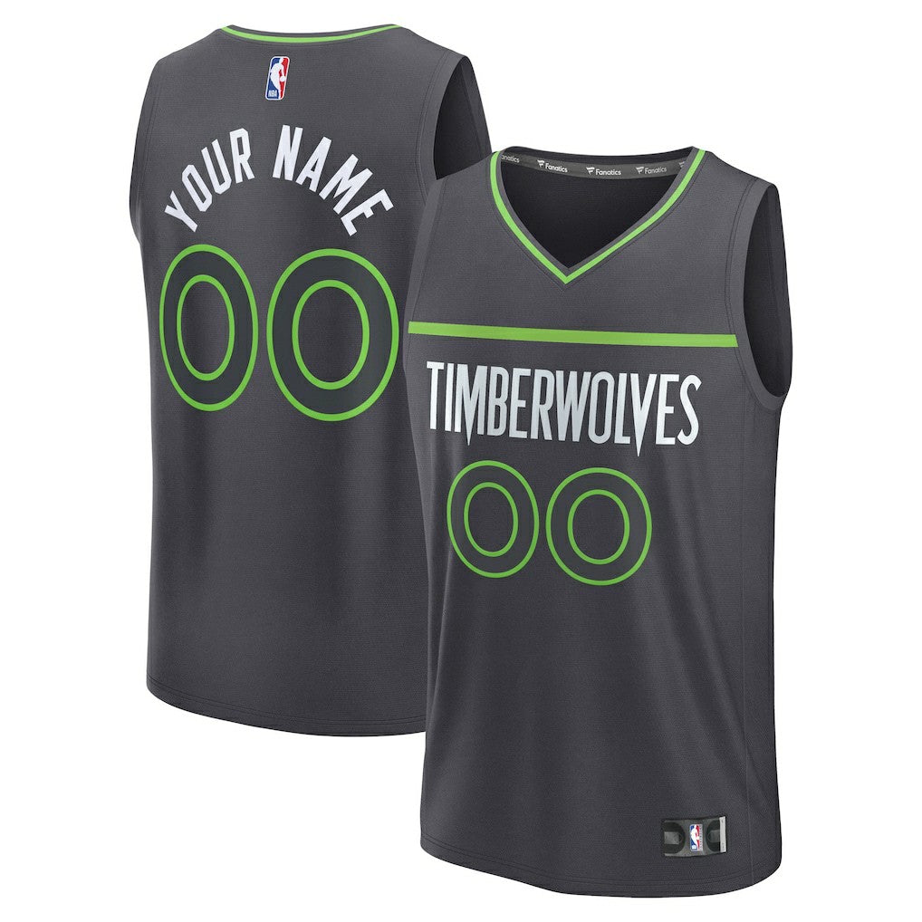 NBA Minnesota Timberwolves Fastbreak Custom Jersey