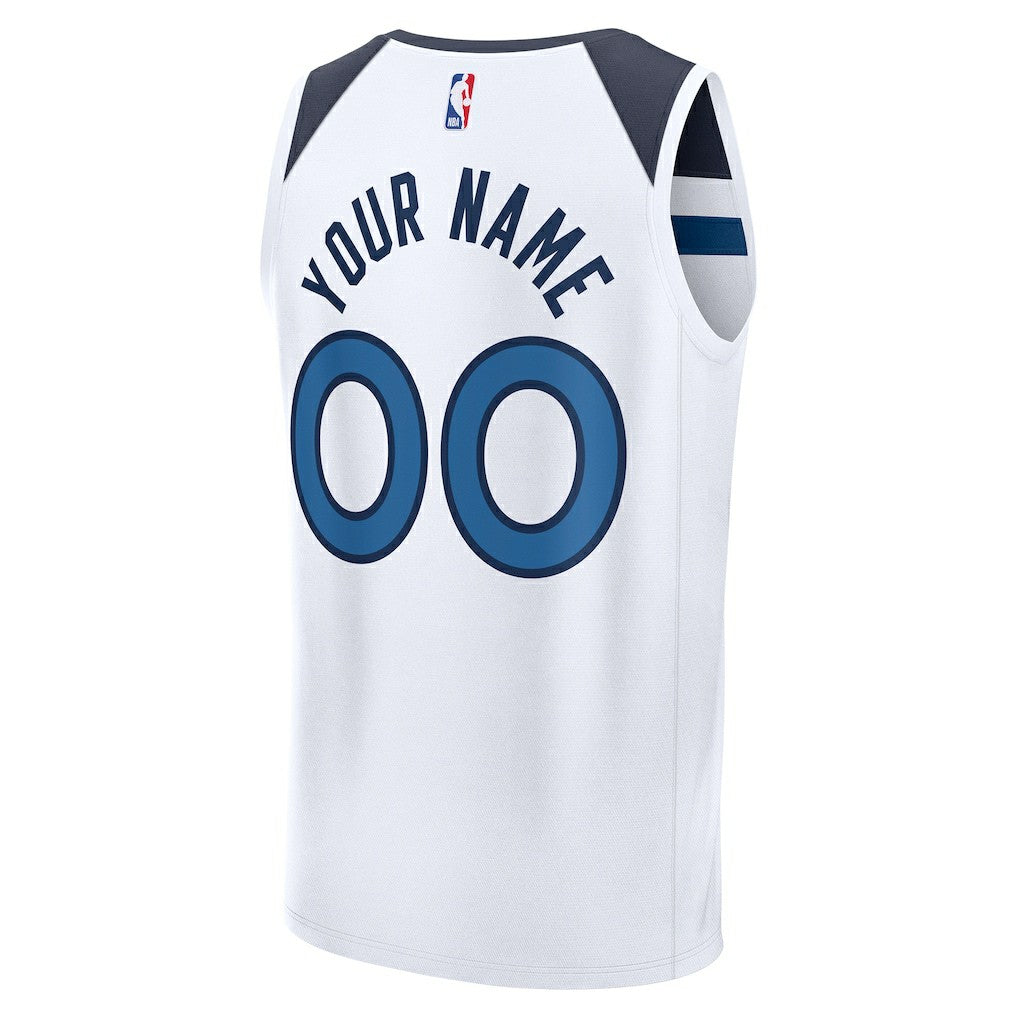 NBA Minnesota Timberwolves Fastbreak Custom Jersey