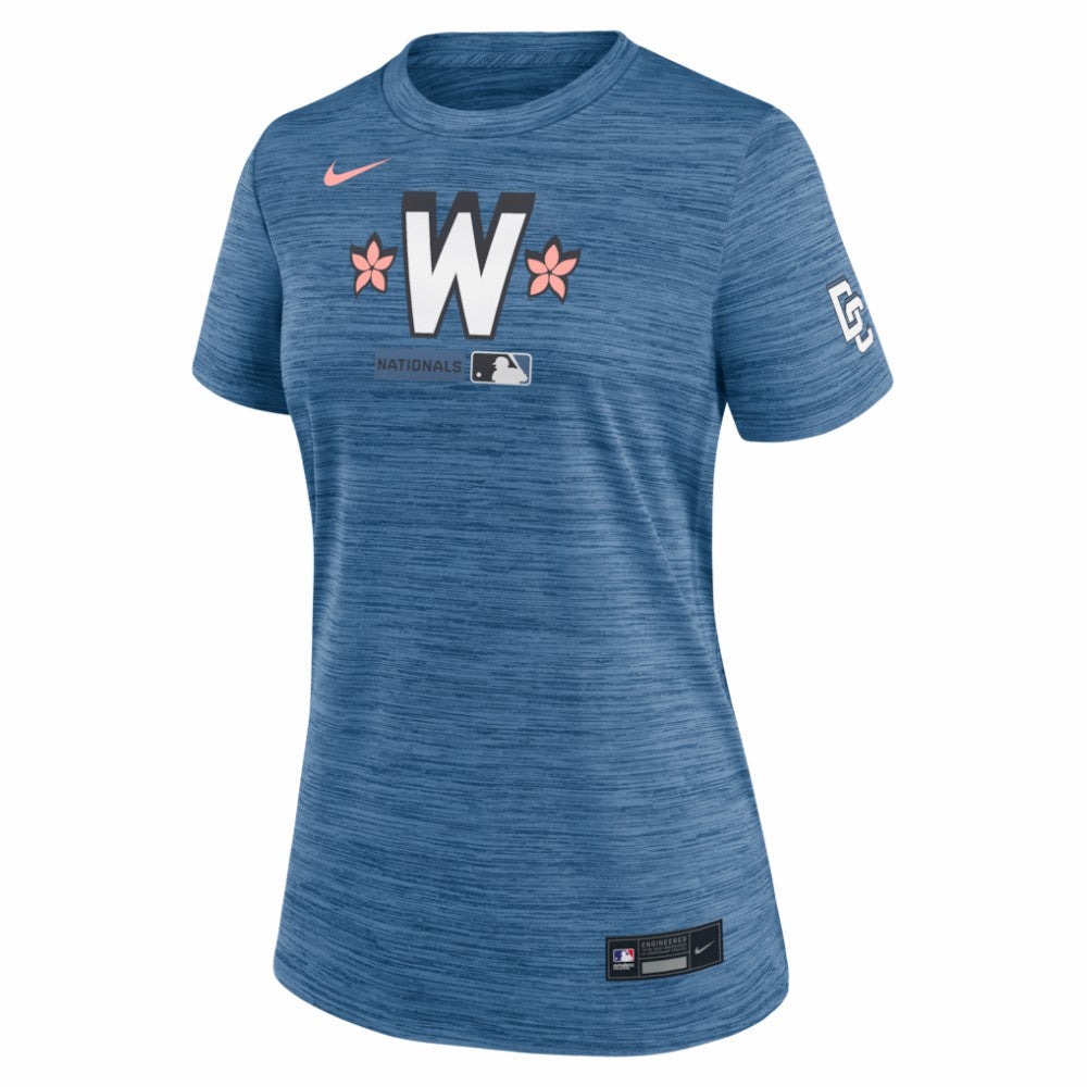 MLB Washington Nationals Nike Women's Authentic Collection City Connect Velocity Dri-FIT T-Shirt