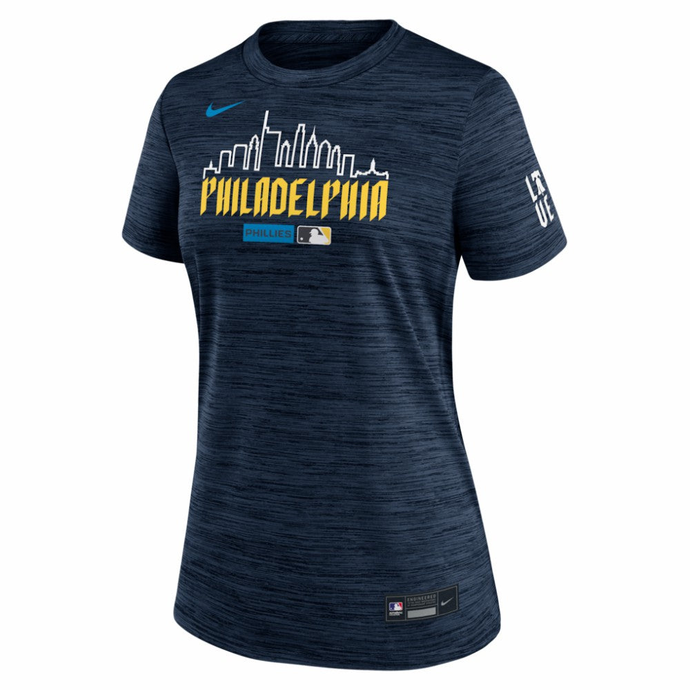 MLB Philadelphia Phillies Nike Women's Authentic Collection City Connect Velocity Dri-FIT T-Shirt