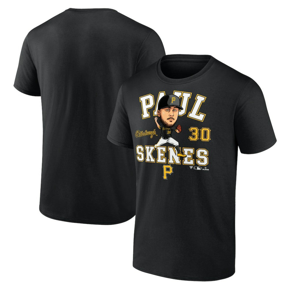 MLB Paul Skenes Pittsburgh Pirates Fanatics Hometown Caricature T-Shirt