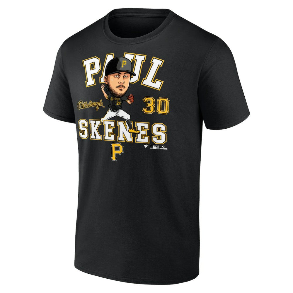 MLB Paul Skenes Pittsburgh Pirates Fanatics Hometown Caricature T-Shirt