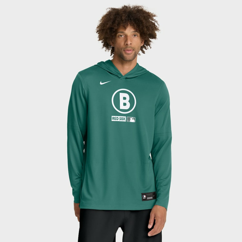 MLB Boston Red Sox Nike City Connect Dri-FIT Long Sleeve Hooded T-Shirt