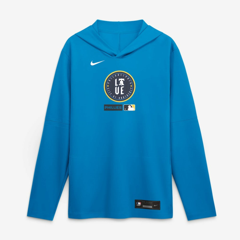 MLB Philadelphia Phillies Nike City Connect Dri-FIT Long Sleeve Hooded T-Shirt