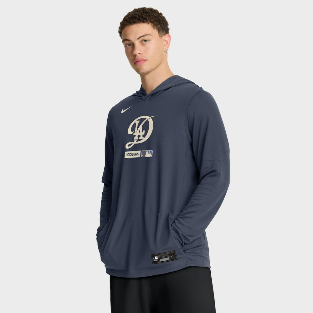 MLB Los Angeles Dodgers Nike City Connect Dri-FIT Long Sleeve Hooded T-Shirt