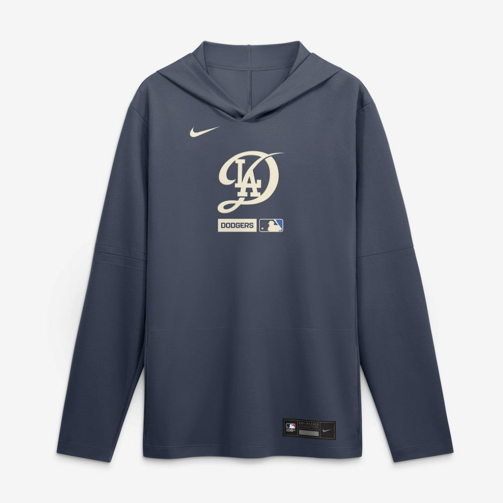 MLB Los Angeles Dodgers Nike City Connect Dri-FIT Long Sleeve Hooded T-Shirt
