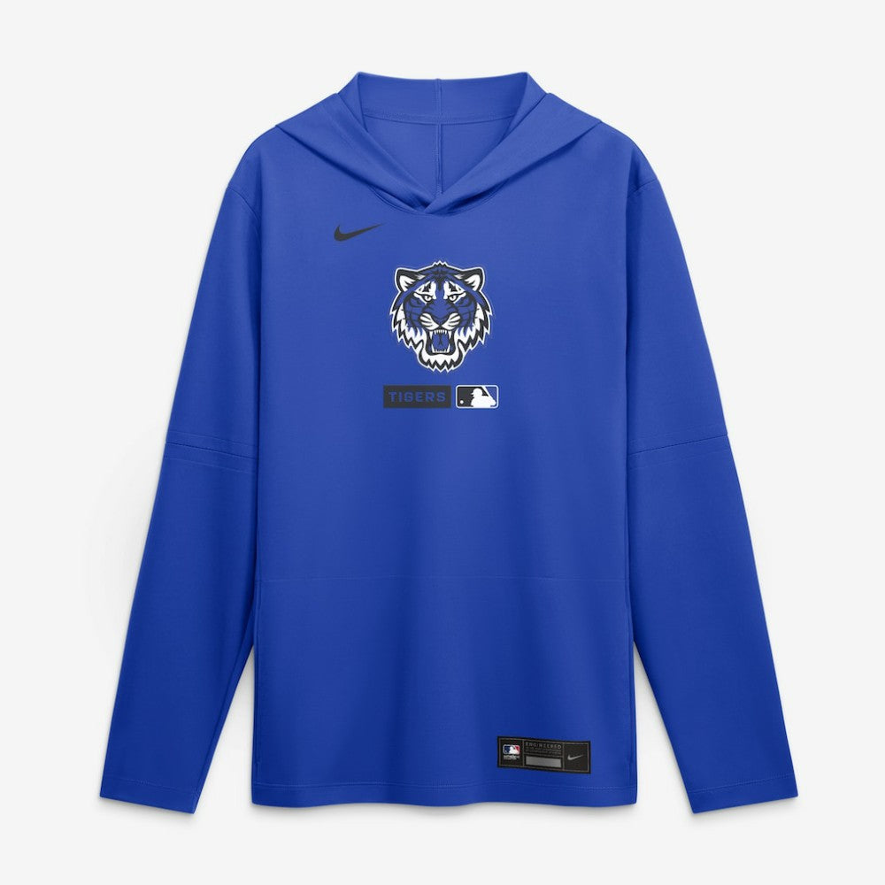 MLB Detroit Tigers Nike City Connect Dri-FIT Long Sleeve Hooded T-Shirt