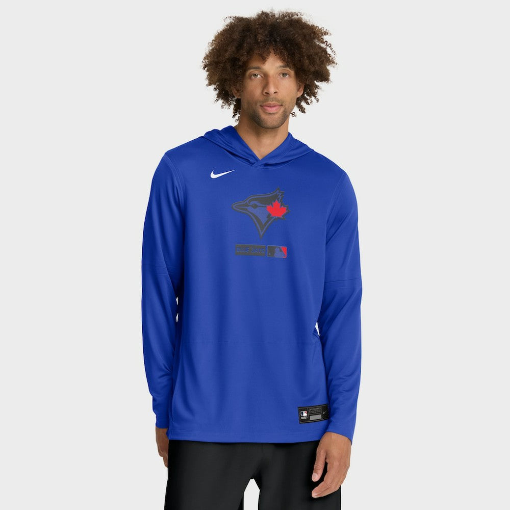 MLB Toronto Blue Jays Nike City Connect Dri-FIT Long Sleeve Hooded T-Shirt