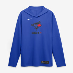 MLB Toronto Blue Jays Nike City Connect Dri-FIT Long Sleeve Hooded T-Shirt
