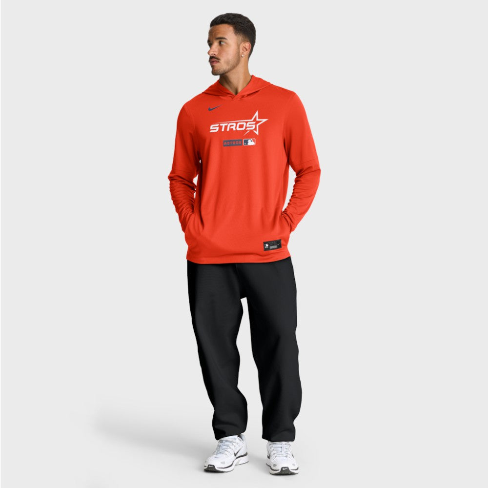MLB Houston Astros Nike City Connect Dri-FIT Long Sleeve Hooded T-Shirt