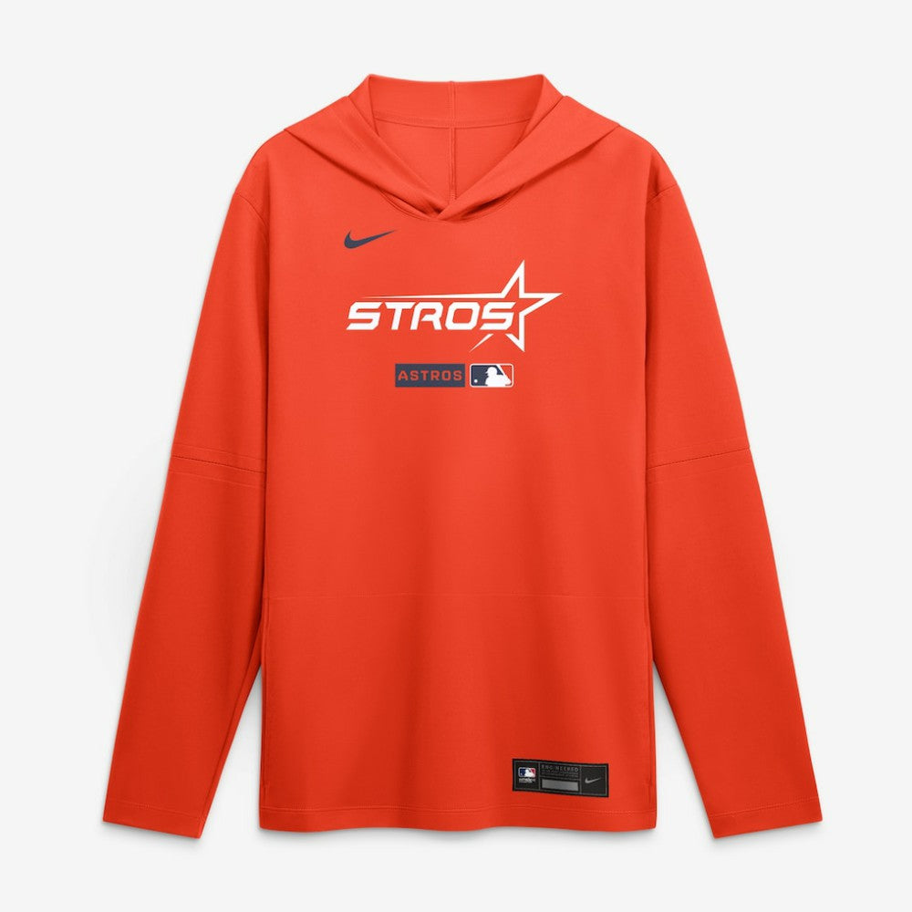 MLB Houston Astros Nike City Connect Dri-FIT Long Sleeve Hooded T-Shirt