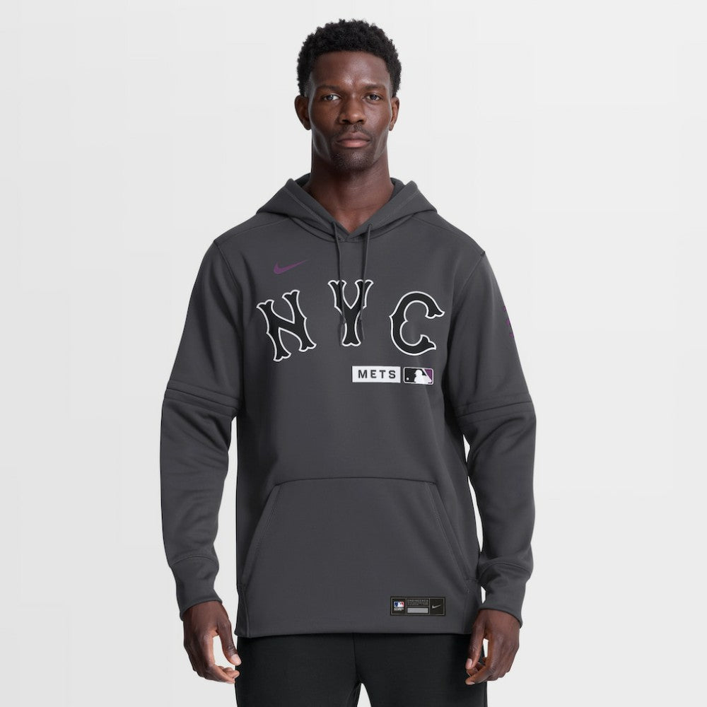 MLB New York Mets Nike Authentic Collection City Connect Therma-FIT Hoodie