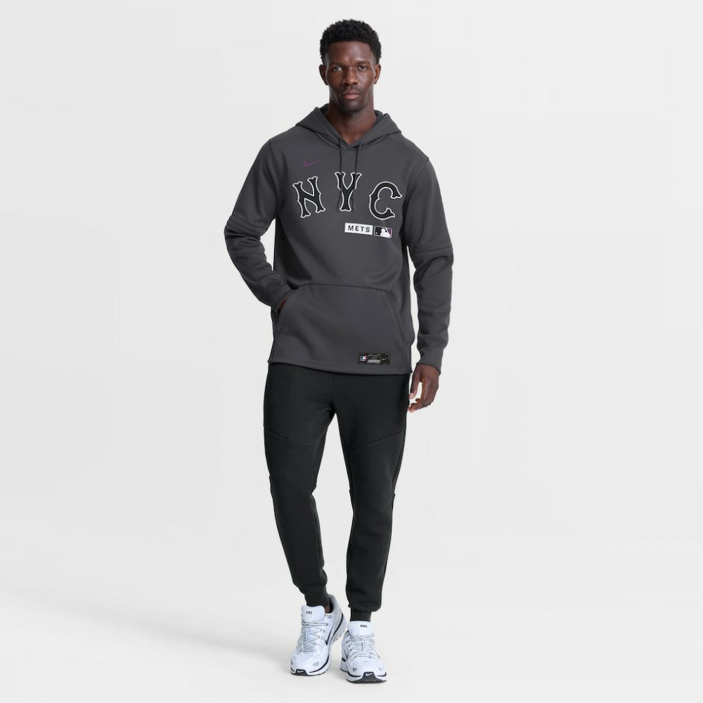 MLB New York Mets Nike Authentic Collection City Connect Therma-FIT Hoodie