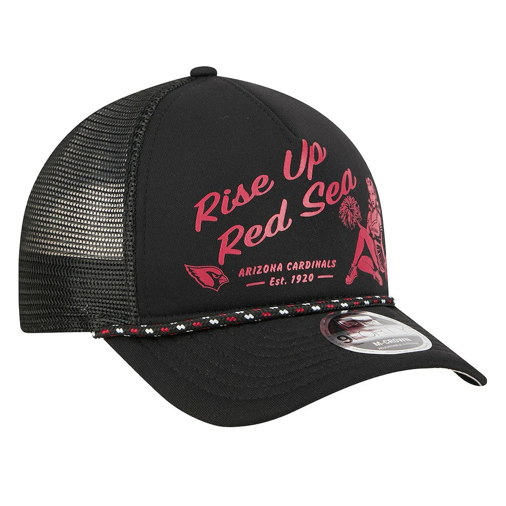 Gas Station 9FORTY A-Frame M-Crown Adjustable Trucker Hat - Arizona Cardinals