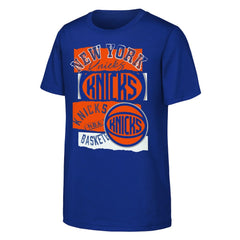 NBA New York Knicks Outerstuff Youth In the Paint Alternate Logo T-Shirt