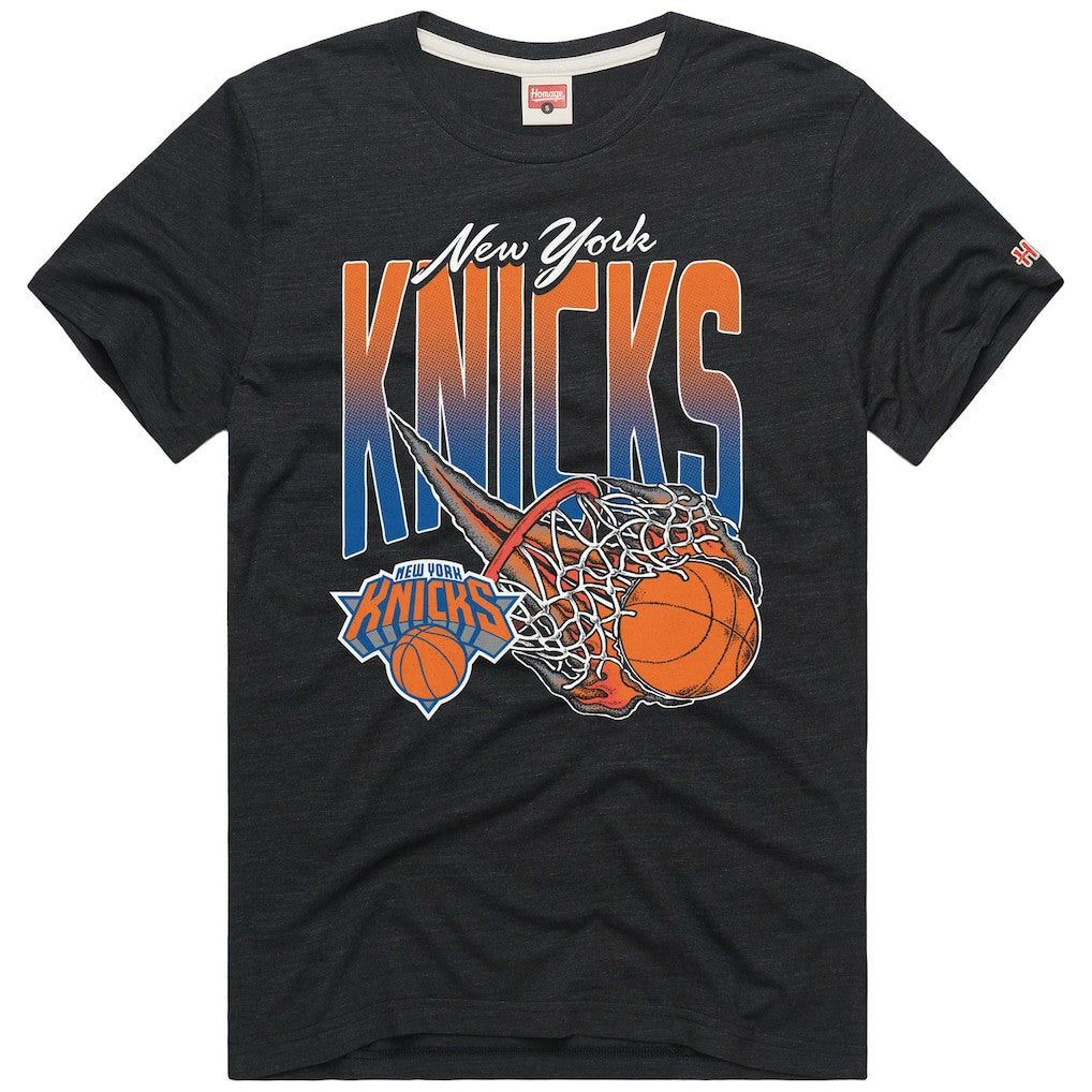 NBA New York Knicks Homage On Fire Tri-Blend T-Shirt