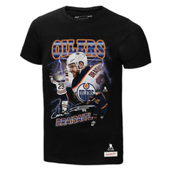 NHL Black Leon Draisaitl Edmonton Oilers Mitchell & Ness 2.0 Player Graphic T-Shirt