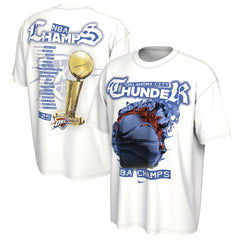 NBA Oklahoma City Thunder Unisex 2025 NBA Finals Champions Celebration Parade Roster T-Shirt