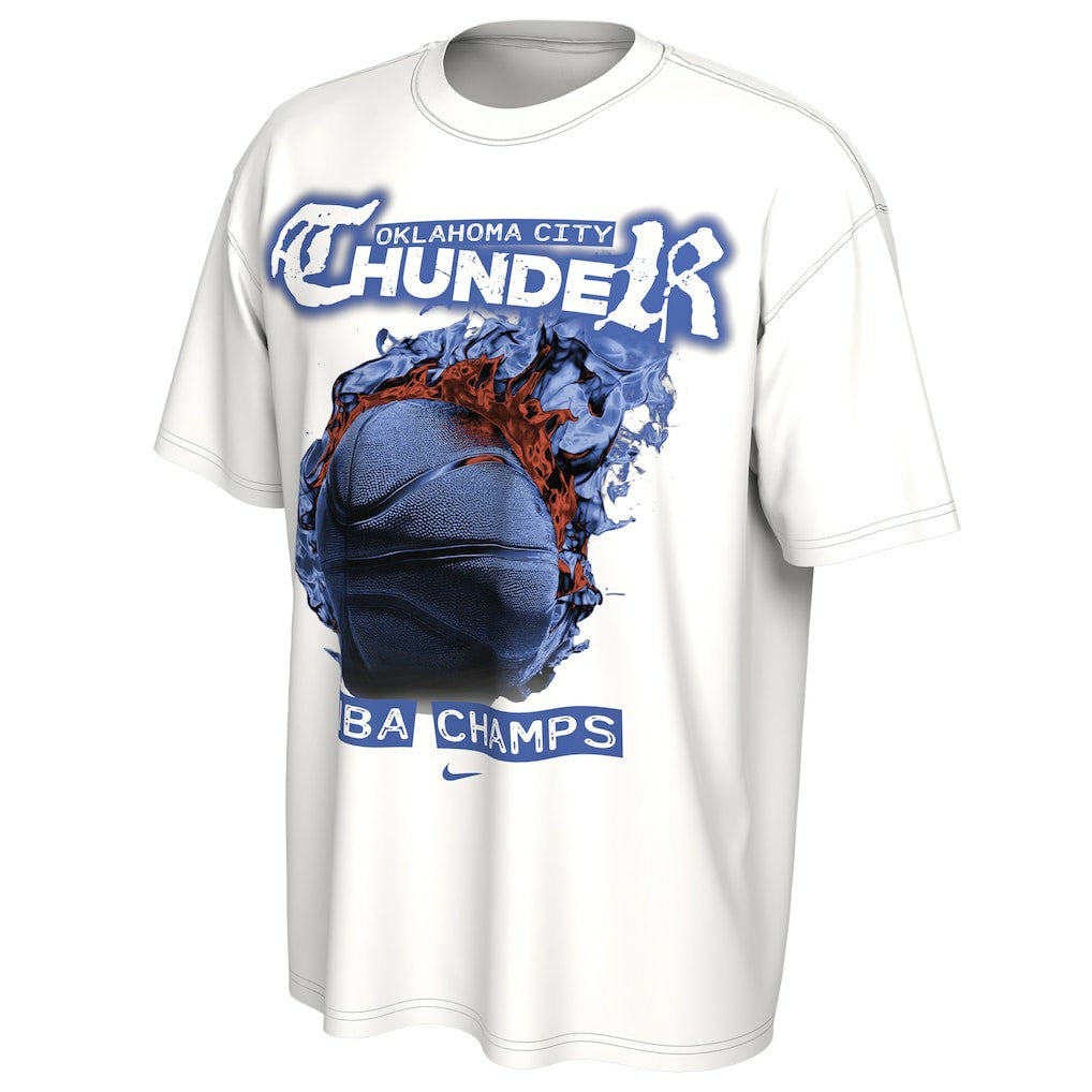 NBA Oklahoma City Thunder Unisex 2025 NBA Finals Champions Celebration Parade Roster T-Shirt