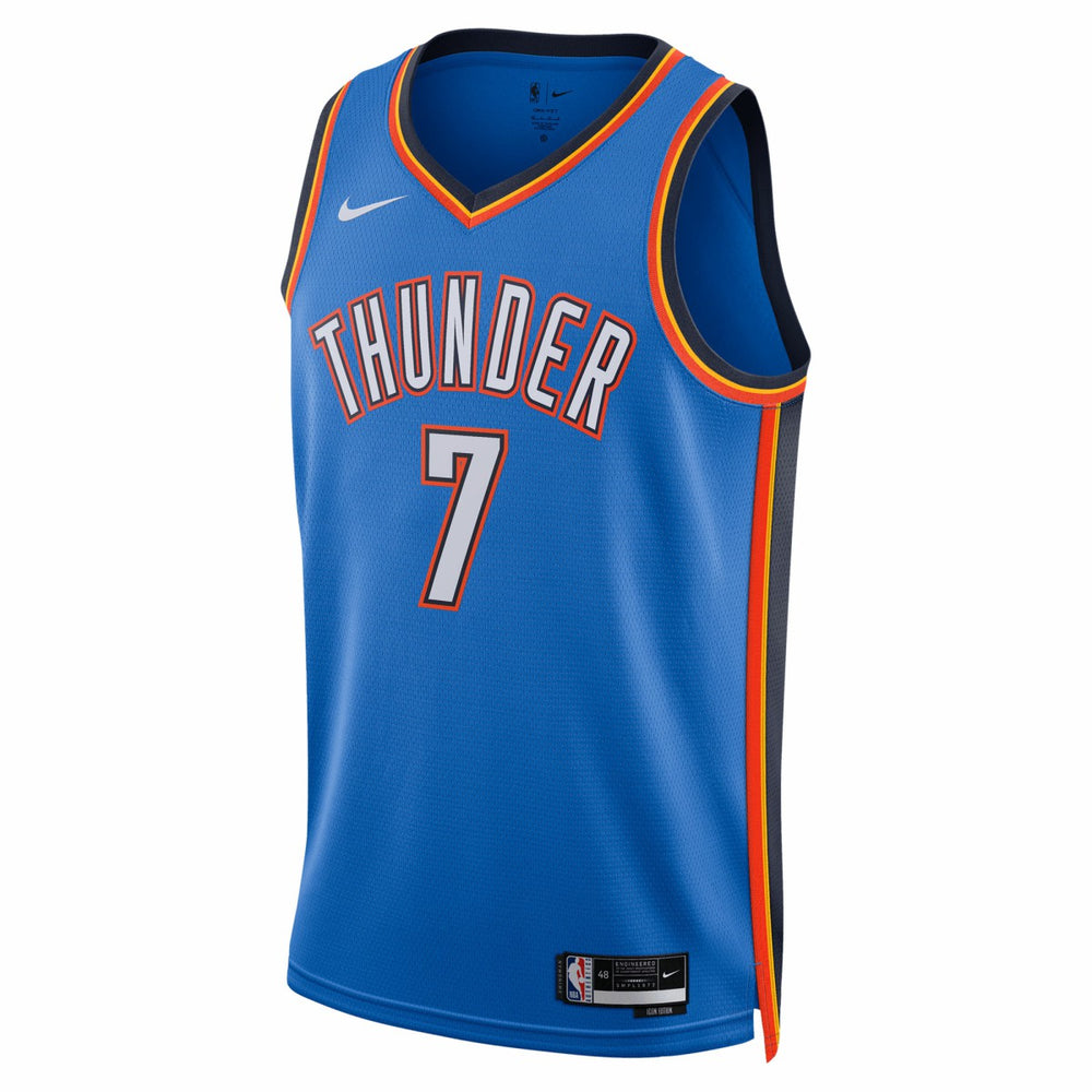 NBA Chet Holmgren Oklahoma City Thunder Unisex 2025 NBA Finals Swingman Jersey