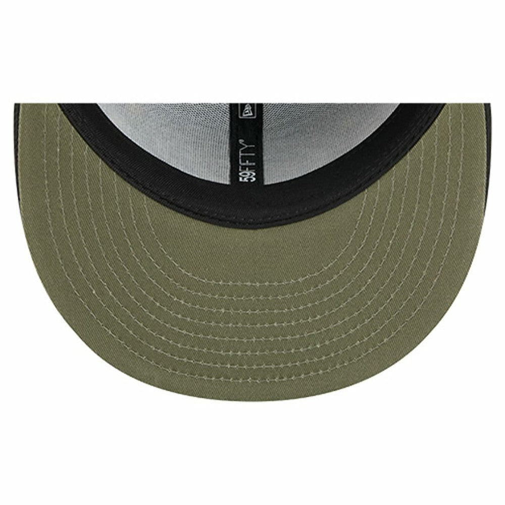 NHL Black Boston Bruins New Era Military Appreciation Digital Camo Stars 59FIFTY Fitted Hat