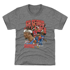 NBA Shai Gilgeous-Alexander Oklahoma City Thunder 500 Level Youth Collage T-Shirt