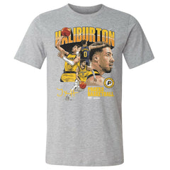 NBA Tyrese Haliburton Indiana Pacers 500 Level Collage T-Shirt