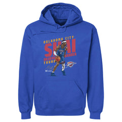 NBA Shai Gilgeous-Alexander Oklahoma City Thunder 500 Level Slant Pullover Hoodie