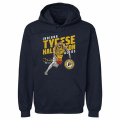 NBA Tyrese Haliburton Indiana Pacers 500 Level Slant Pullover Hoodie