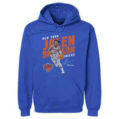 NBA Jalen Brunson New York Knicks 500 Level Slant Pullover Hoodie